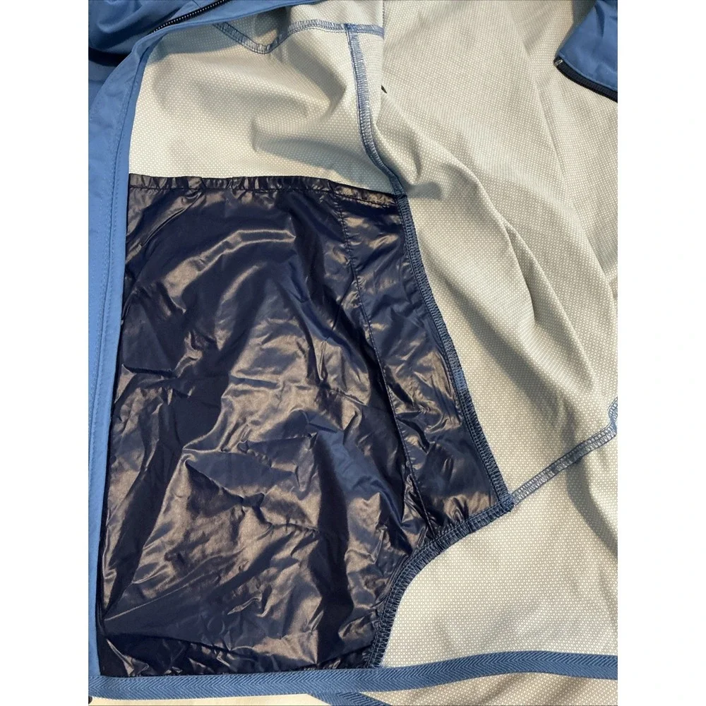 Ralph Lauren RLX Golf Jacket Mens‎ Sz M Blue Full Zip Water Repellent Vest $228